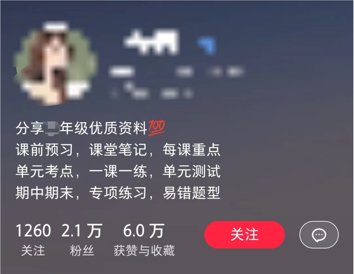 11个月，通过小学资料项目收入 20w，引流 8000 老师家长粉的深度复盘-星火职栈