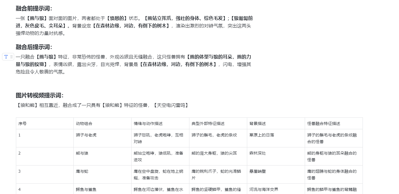 最近很火的AI动物融合视频拆解，详细制作教程-星火职栈